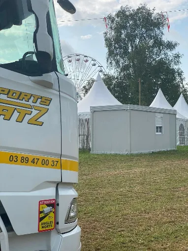 Livraison pour la fête foraine